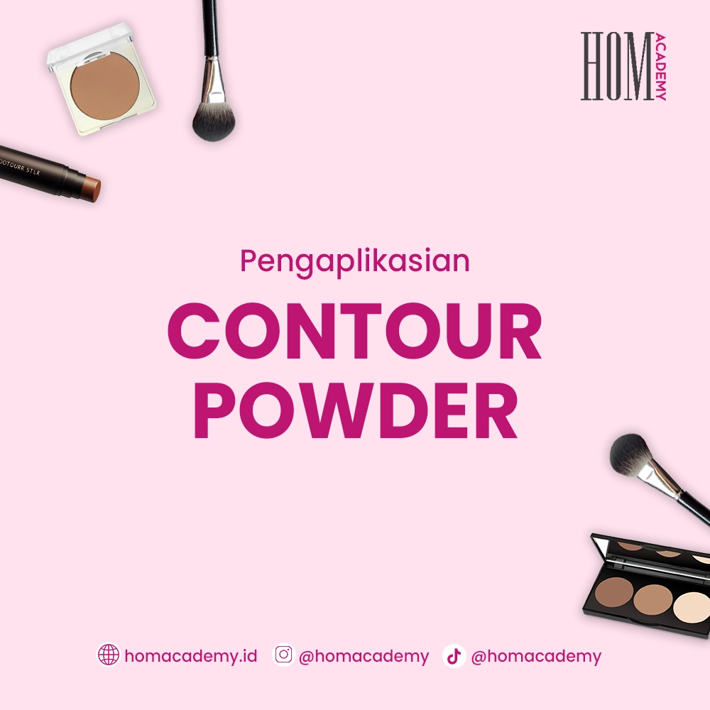 Pengaplikasian Contour Powder